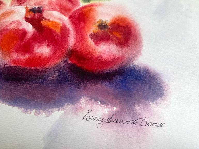 Original Impressionism Food & Drink Painting by Daria Kamishanova