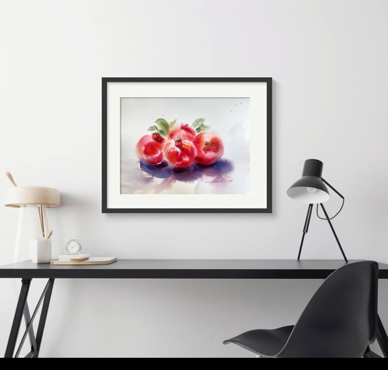 Original Impressionism Food & Drink Painting by Daria Kamishanova