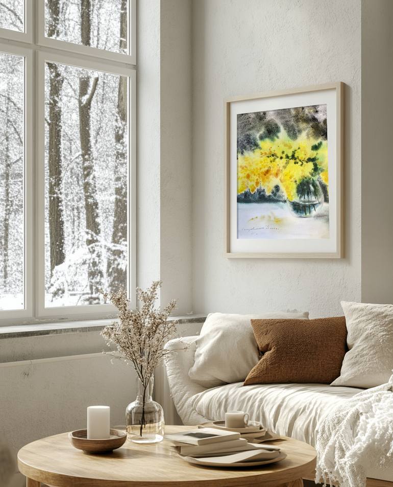 Original Impressionism Floral Painting by Daria Kamishanova