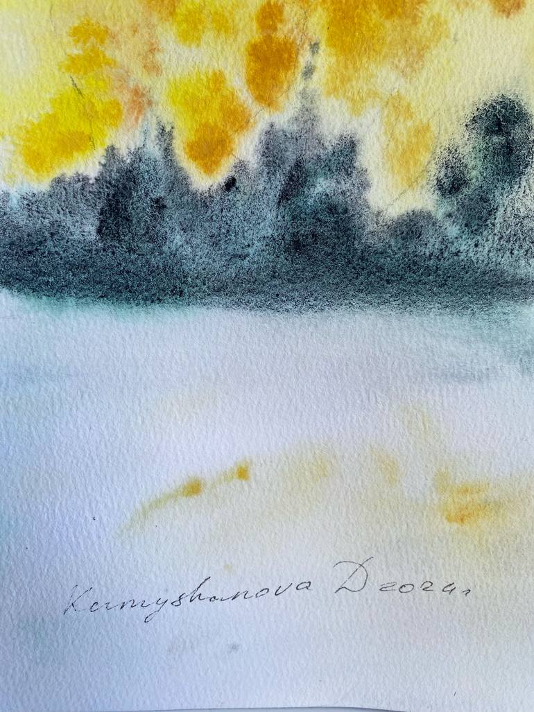 Original Impressionism Floral Painting by Daria Kamishanova