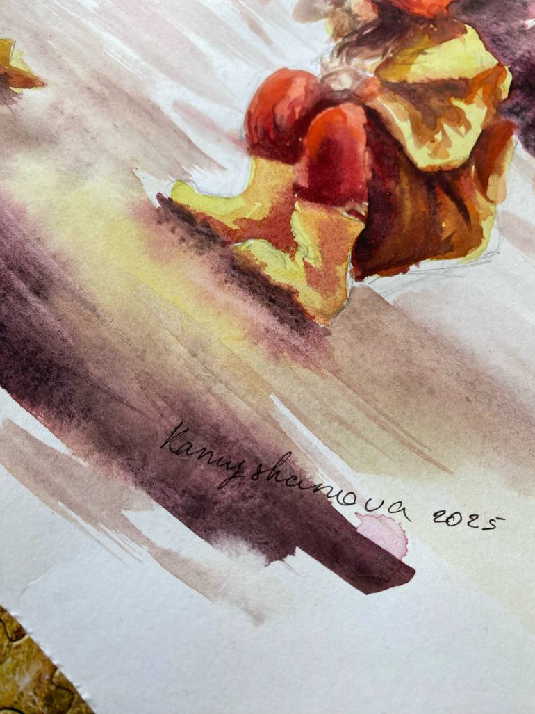 Original Impressionism People Painting by Daria Kamishanova