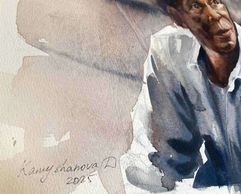 Original Impressionism People Painting by Daria Kamishanova