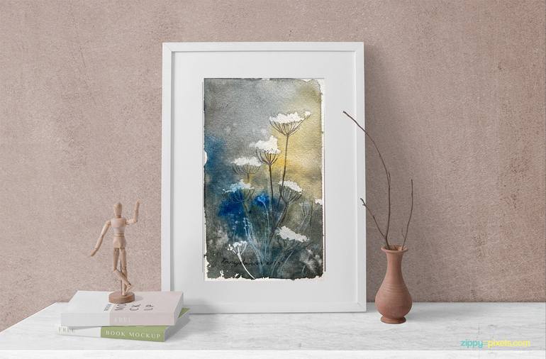 Original Impressionism Botanic Painting by Daria Kamishanova