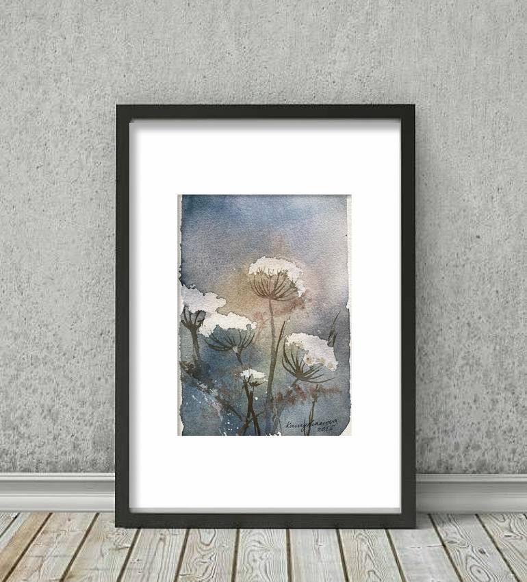 Original Impressionism Botanic Painting by Daria Kamishanova
