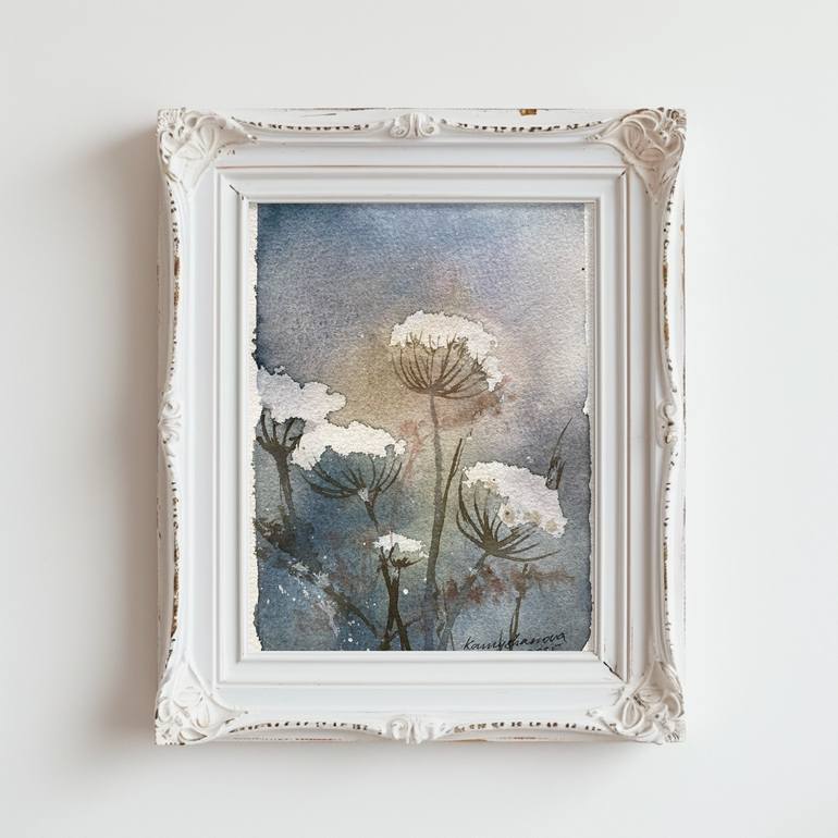 Original Impressionism Botanic Painting by Daria Kamishanova