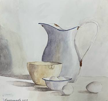 Original Realism Still Life Drawings by Daria Kamishanova