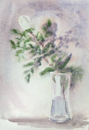 Print of Impressionism Floral Drawings by Daria Kamishanova