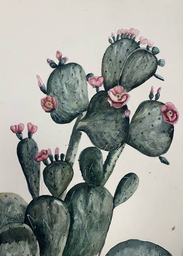 Print of Realism Floral Drawings by Daria Kamishanova