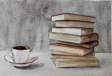 Books with cup thumb