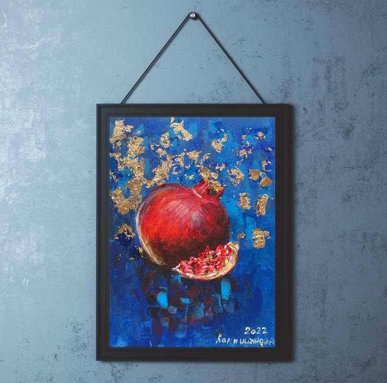 Original Expressionism Food Painting by Daria Kamishanova