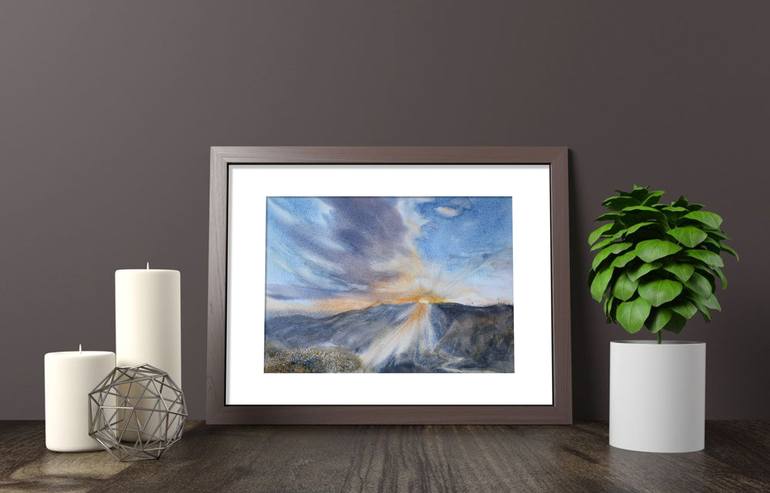 Original Impressionism Landscape Painting by Daria Kamishanova