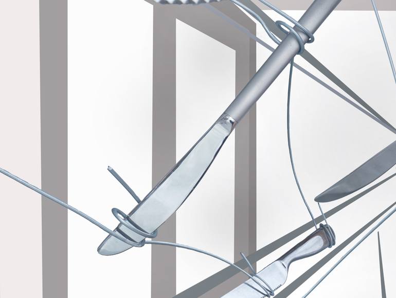 Original Conceptual Abstract Mixed Media by Simon Bolton