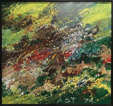 Original Abstract Expressionism Abstract Paintings by Clark Abt