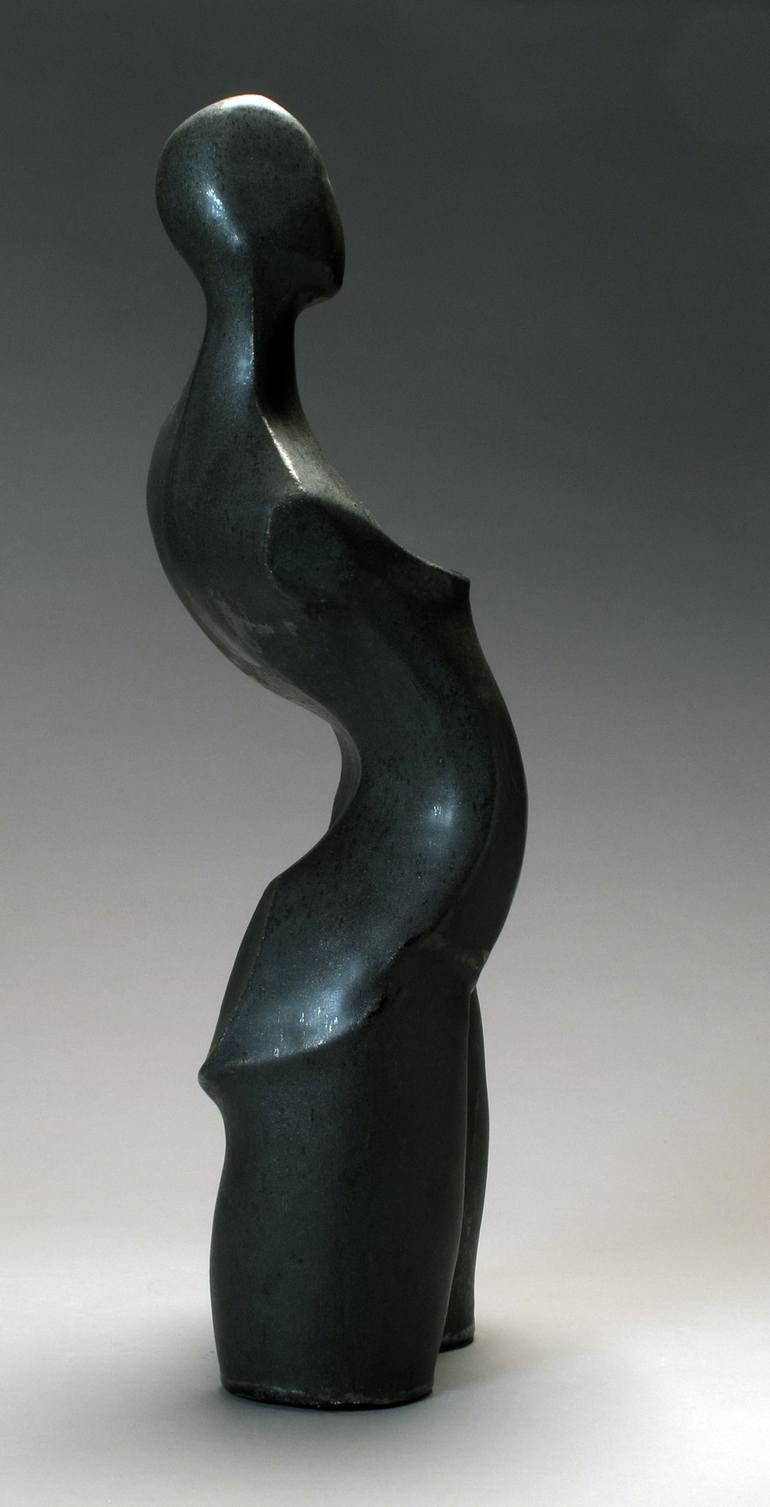 Original Figurative Nude Sculpture by Shelley Schreiber