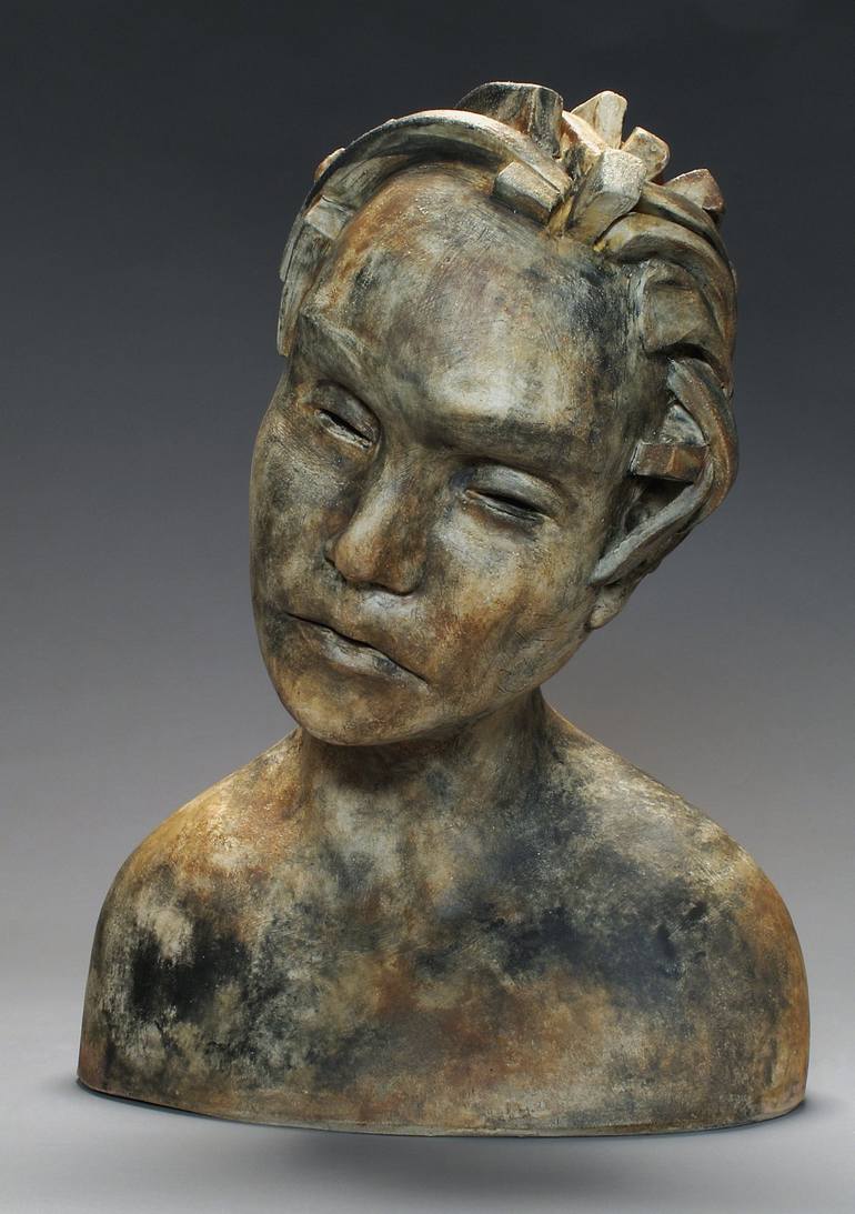 Original Abstract Women Sculpture by Shelley Schreiber