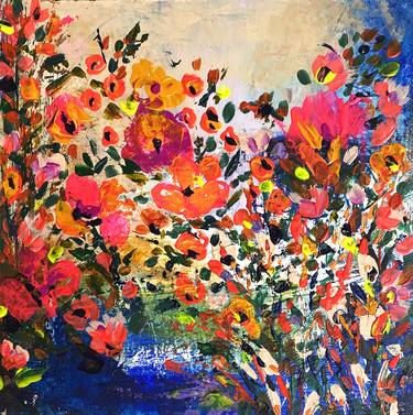 Original Floral Paintings by Shveta Maini