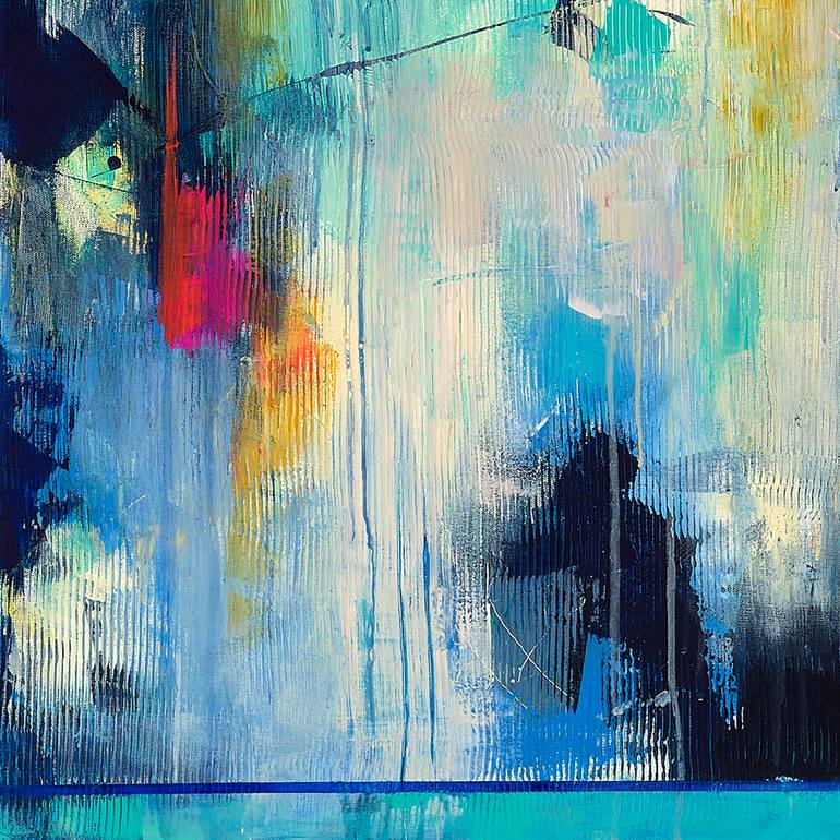 Original Abstract Expressionism Abstract Mixed Media by Shveta Maini