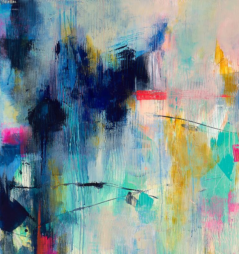 Original Abstract Expressionism Abstract Mixed Media by Shveta Maini
