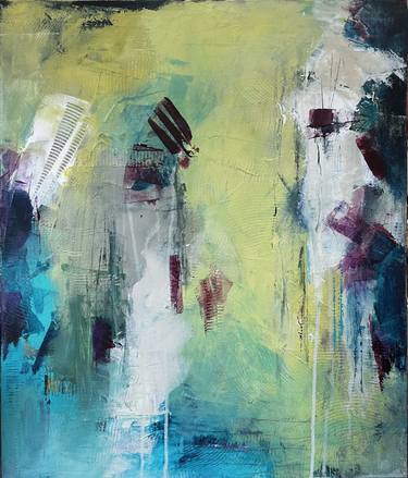 Original Abstract Expressionism Abstract Paintings by Shveta Maini