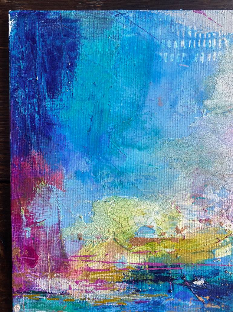 Original Abstract Expressionism Abstract Mixed Media by Shveta Maini