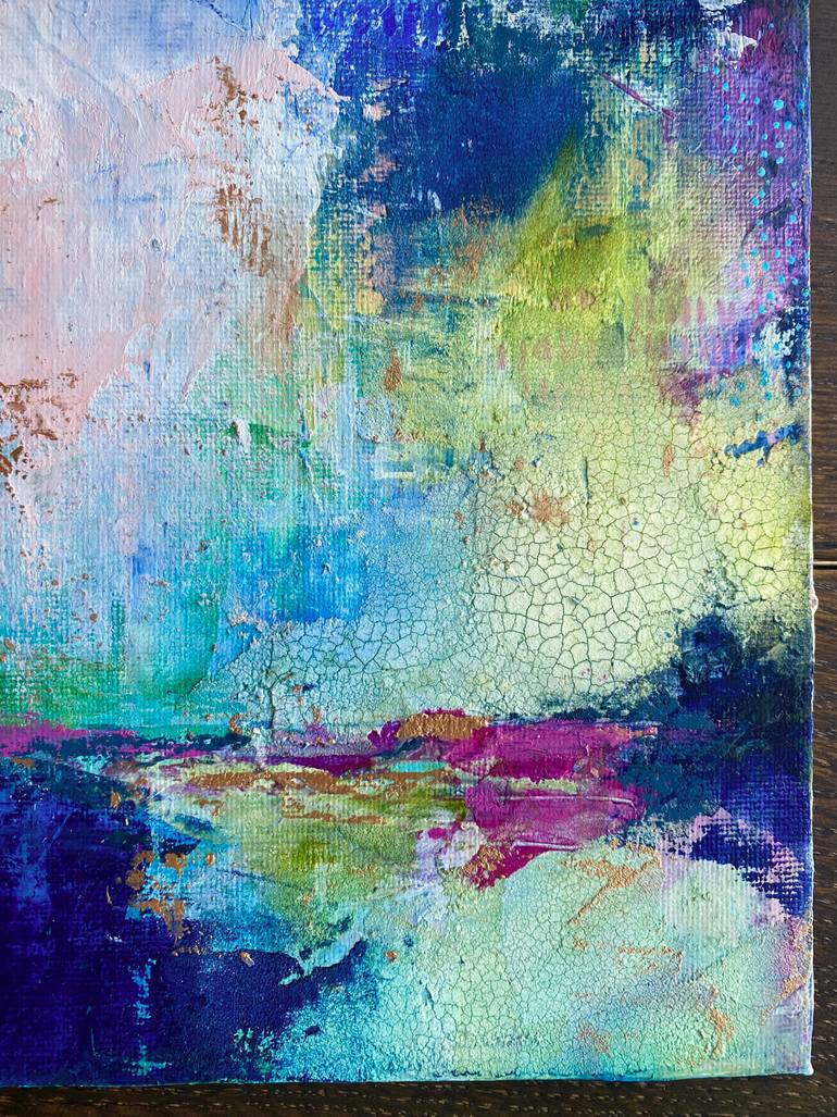 Original Abstract Expressionism Abstract Mixed Media by Shveta Maini