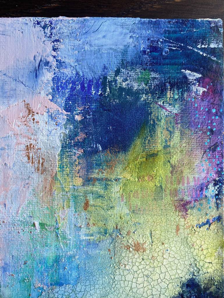 Original Abstract Expressionism Abstract Mixed Media by Shveta Maini