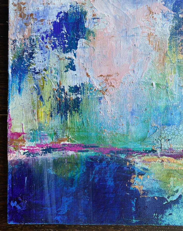 Original Abstract Expressionism Abstract Mixed Media by Shveta Maini