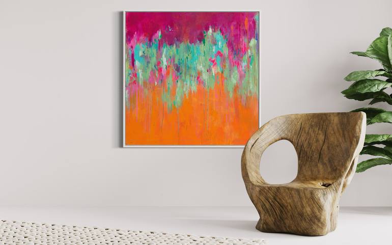 Original Abstract Expressionism Abstract Mixed Media by Shveta Maini