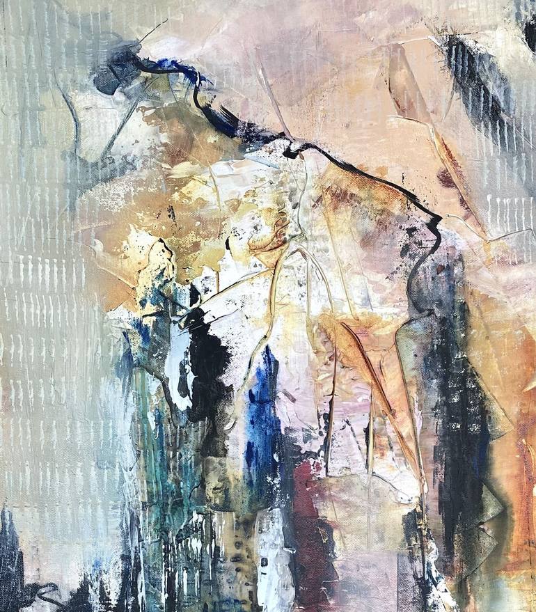 Original Abstract Expressionism Abstract Painting by Shveta Maini