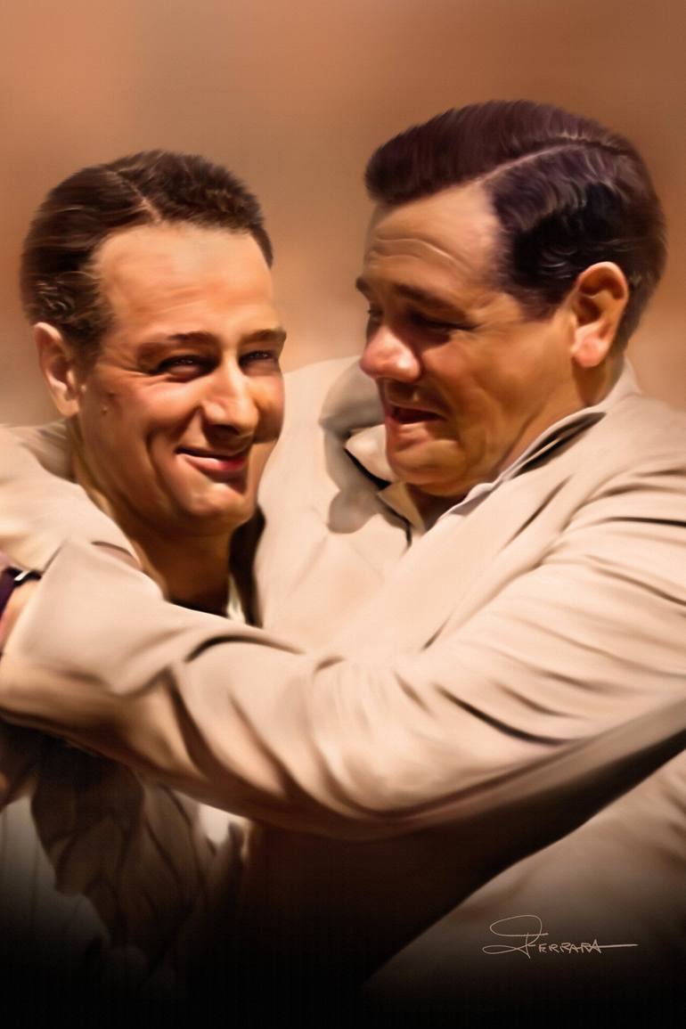 Gehrig and The Babe Digital by James Ferrara | Saatchi Art, image size:770x1155