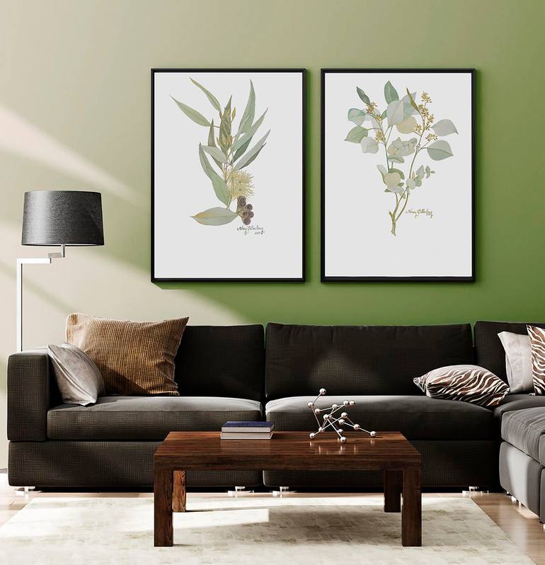 Original Figurative Botanic Painting by Nancy Silberberg