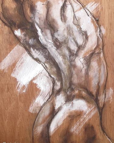 Print of Figurative Nude Drawings by Fabienne Monestier
