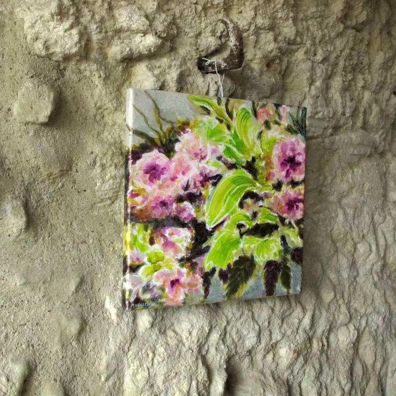 Original Floral Painting by Fabienne Monestier