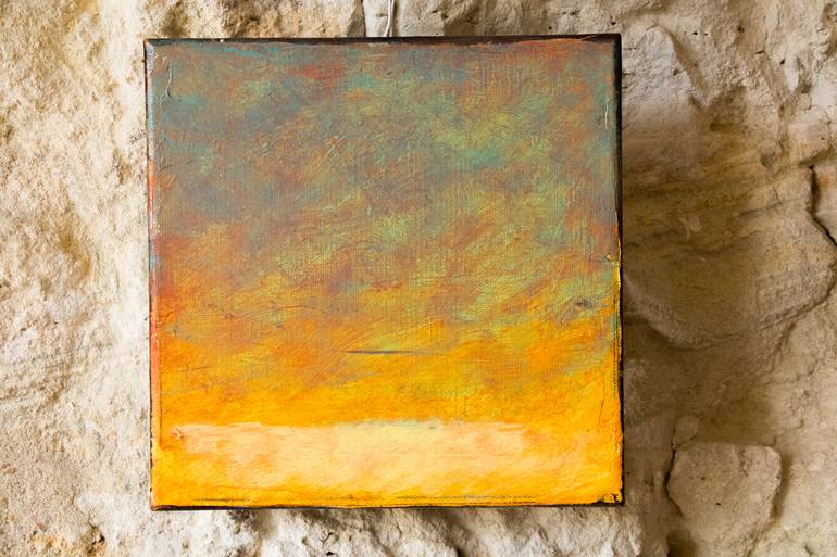Original Impressionism Abstract Painting by Fabienne Monestier