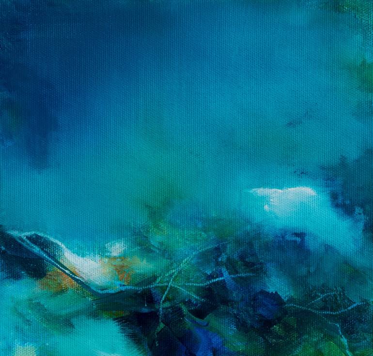 underwater abstract painting