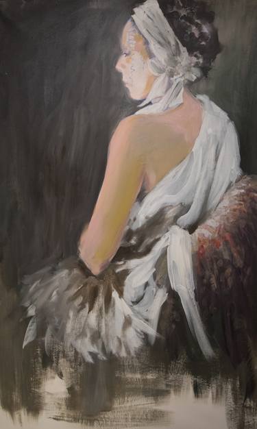 Original Figurative Portrait Paintings by Fabienne Monestier