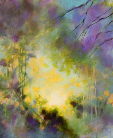 In the morning - Floral abstract - impressionistic garden thumb