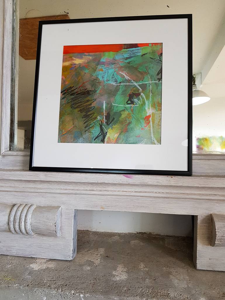 Original Abstract Painting by Fabienne Monestier
