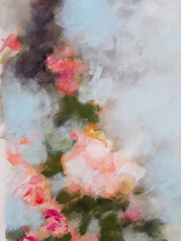 Original Floral Painting by Fabienne Monestier