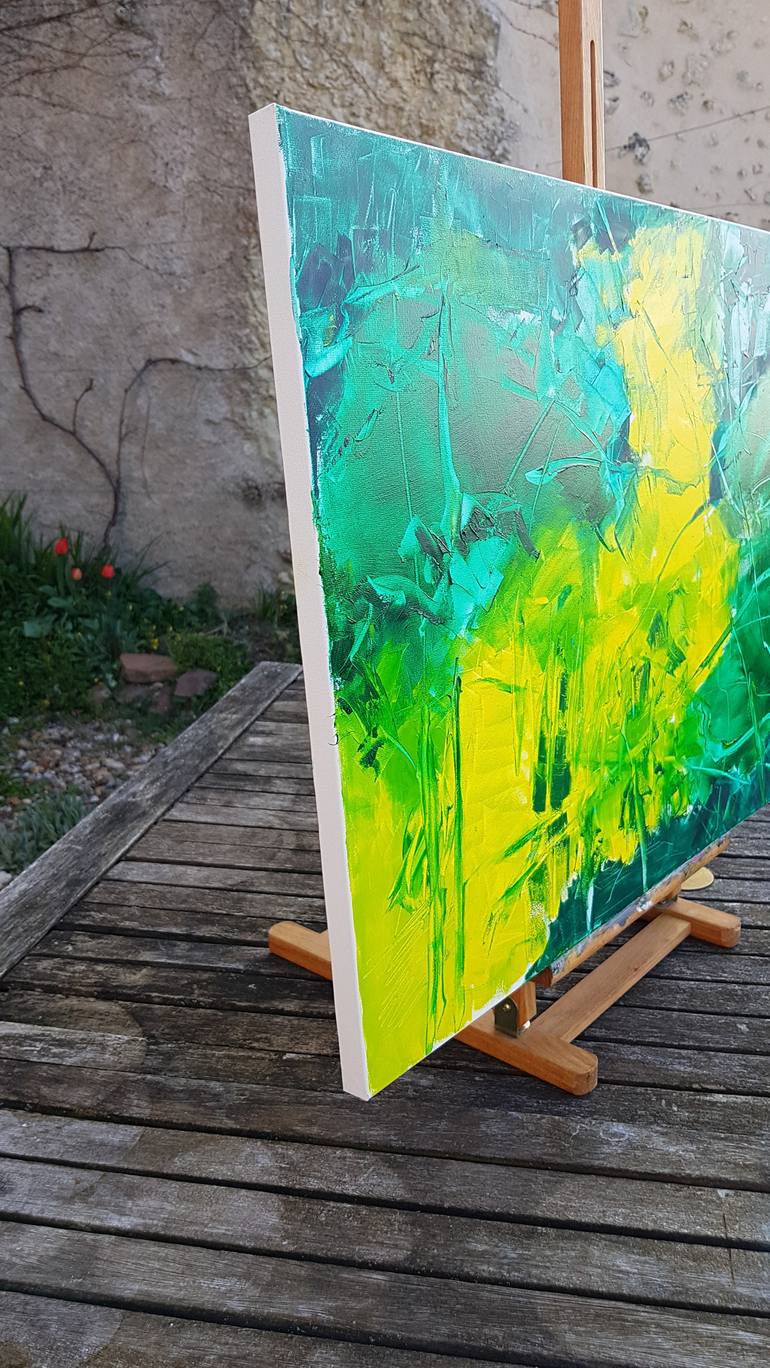 Original Abstract Painting by Fabienne Monestier