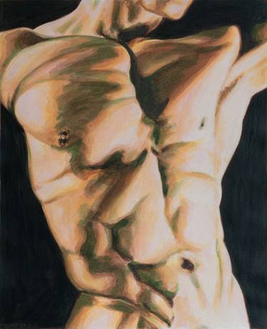 Print of Realism Body Paintings by Fabienne Monestier