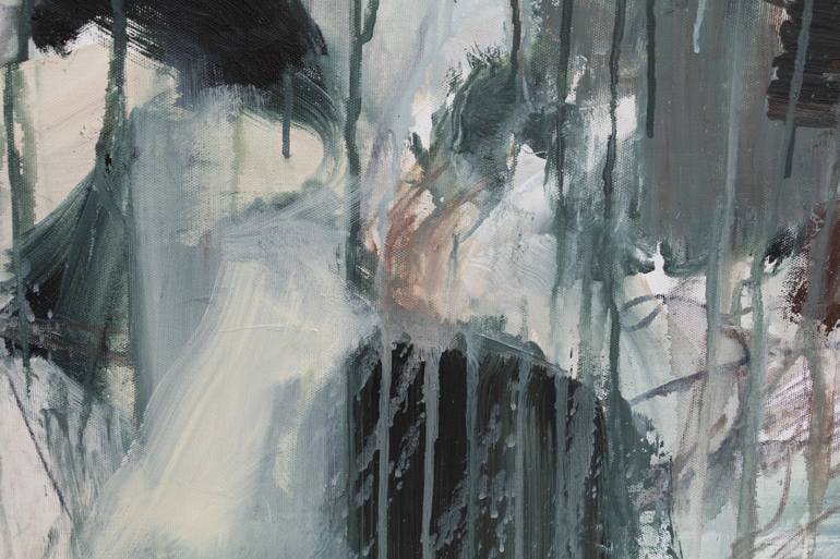 Original Abstract Expressionism Abstract Painting by Fabienne Monestier