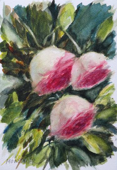 Original Floral Paintings by Fabienne Monestier