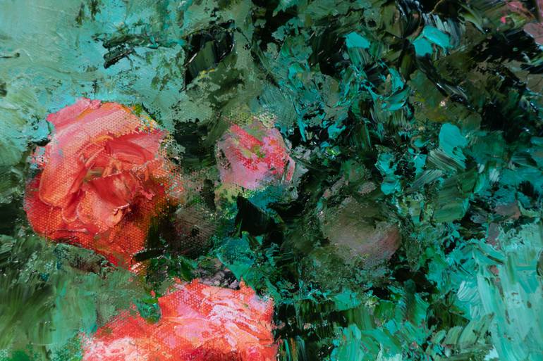 Original Art Deco Nature Painting by Fabienne Monestier