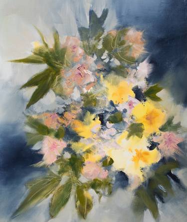 Original Floral Paintings by Fabienne Monestier