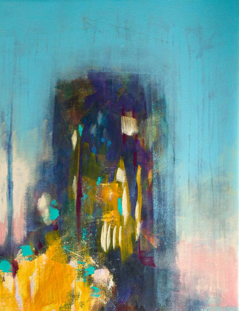 Original Expressionism Architecture Painting by Fabienne Monestier
