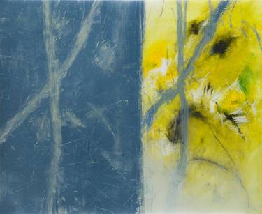 Abstract in yellow and grey thumb