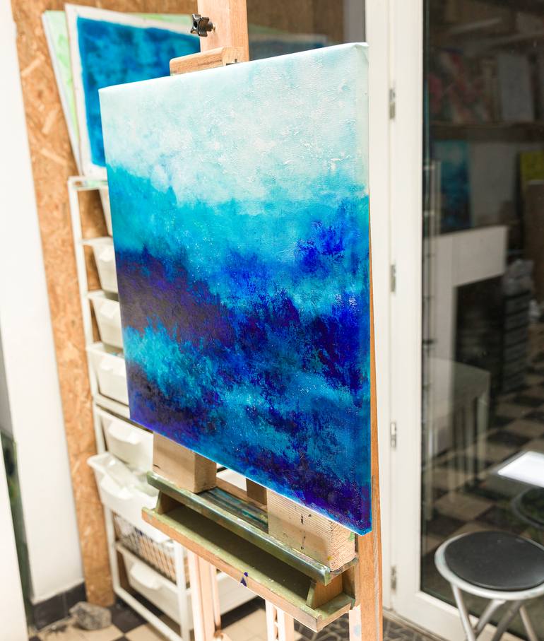 Original Abstract Expressionism Abstract Painting by Fabienne Monestier