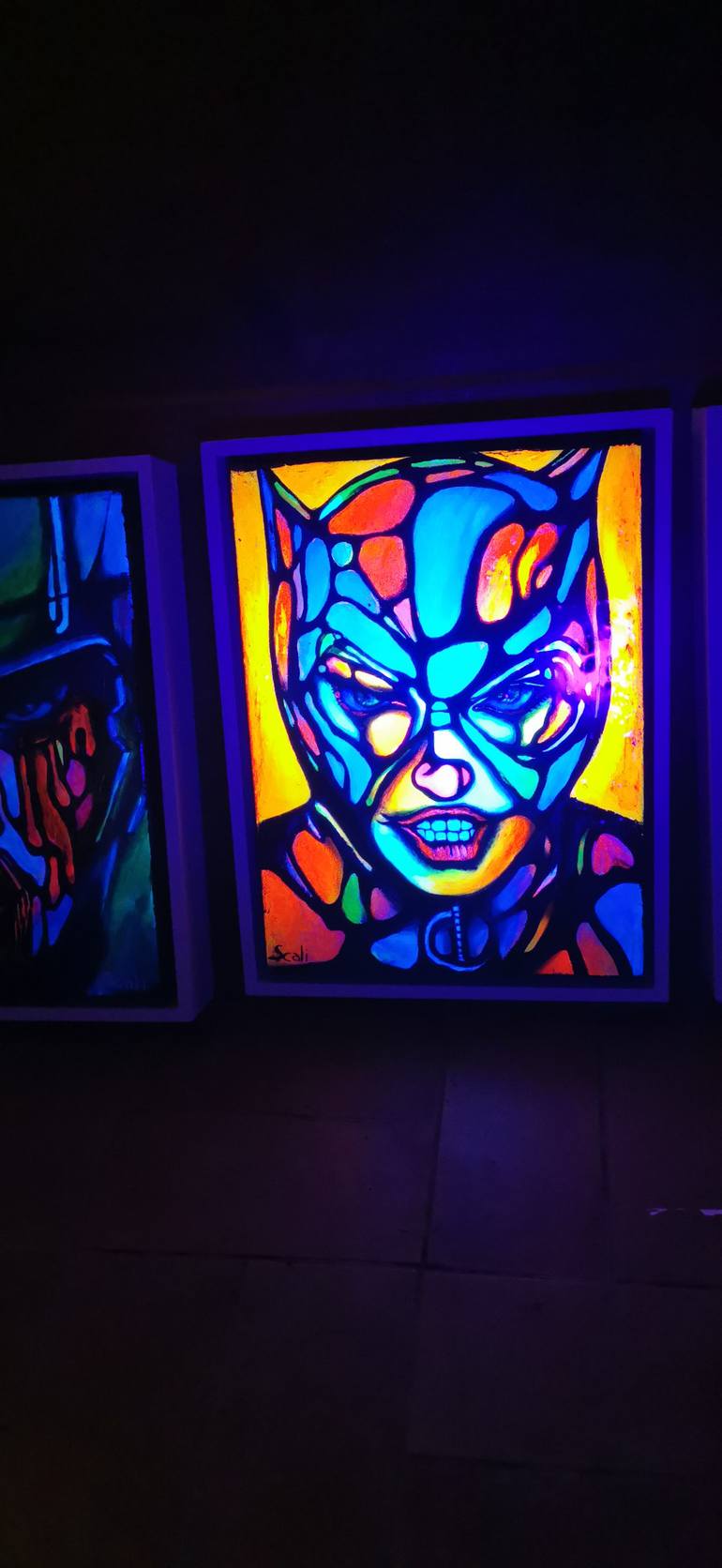 Original Modernism Comics Painting by Marco Scali