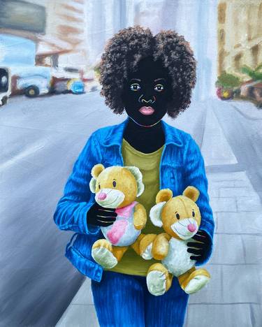 Original Abstract Expressionism Kids Paintings by Esther Oyeyemi